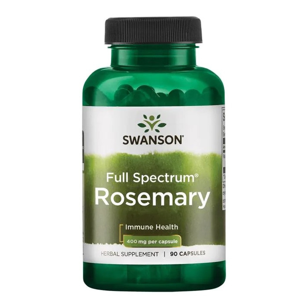 Swanson Rosemary 400mg for Digestion and Antioxidant Support 90 Caps