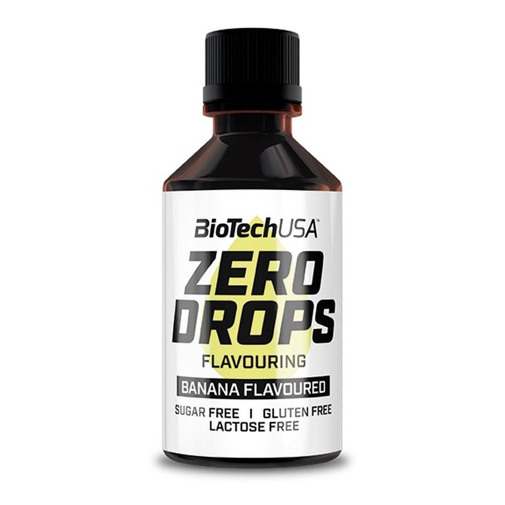 BioTechUSA Zero Drops Banana Flavour Drops 50ml