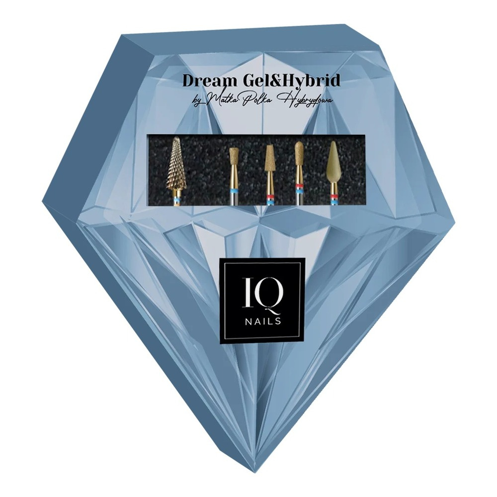 IQ Nails Dream Gel and Hybrid Manicure Drill Bit Set 6pcs