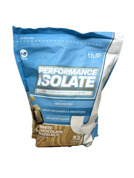 Performance Isolate, White Chocolate Hazelnut - 1000g