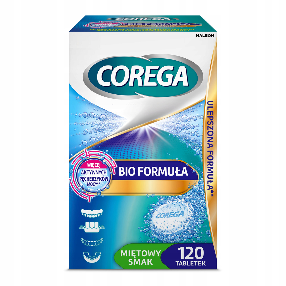 Corega Tabs Cleaning Tablets for Dentures, Braces and Orthodontic Accessories 6 Pieces