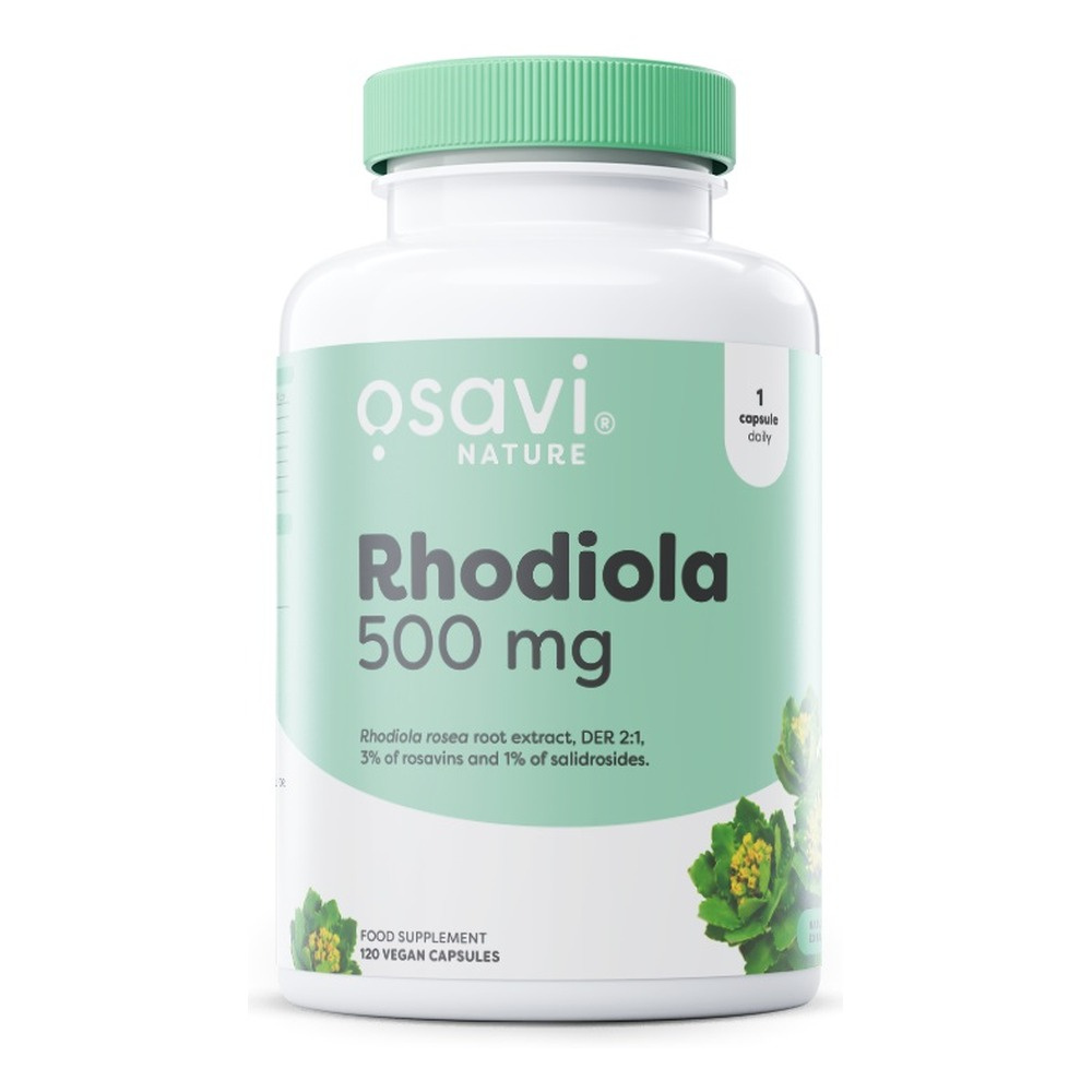 Osavi Rhodiola Rosea 500mg 120 vegan caps