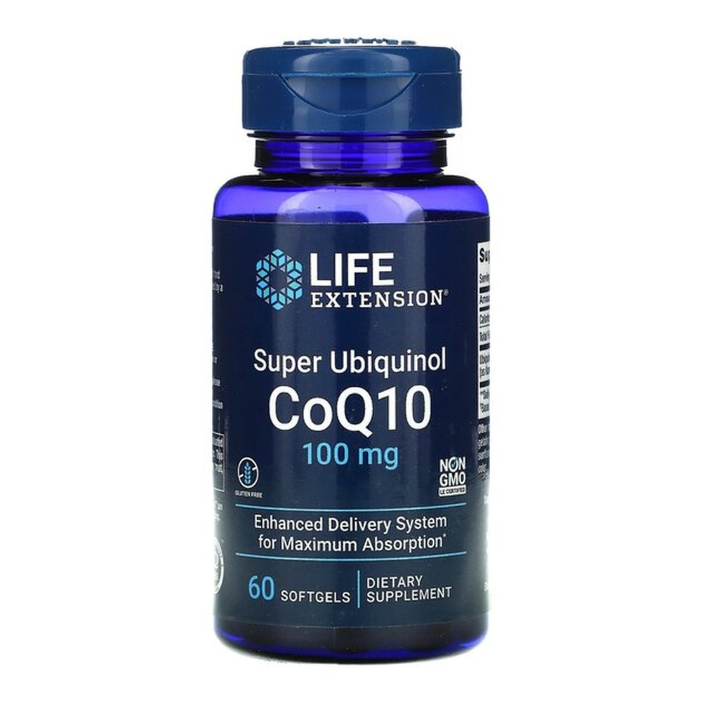Super Ubiquinol CoQ10, 100mg - 60 softgels