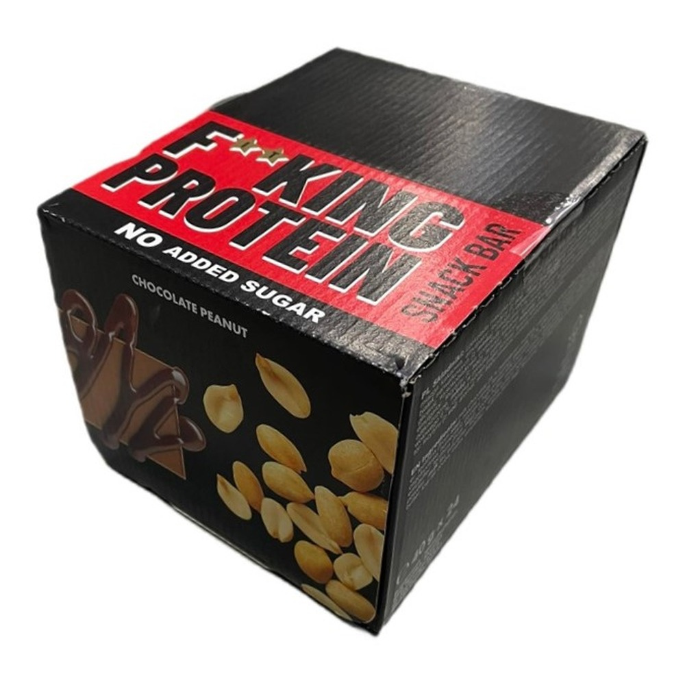 Allnutrition Fitking Protein Snack Bar Chocolate Peanut Protein Bar 24x40g