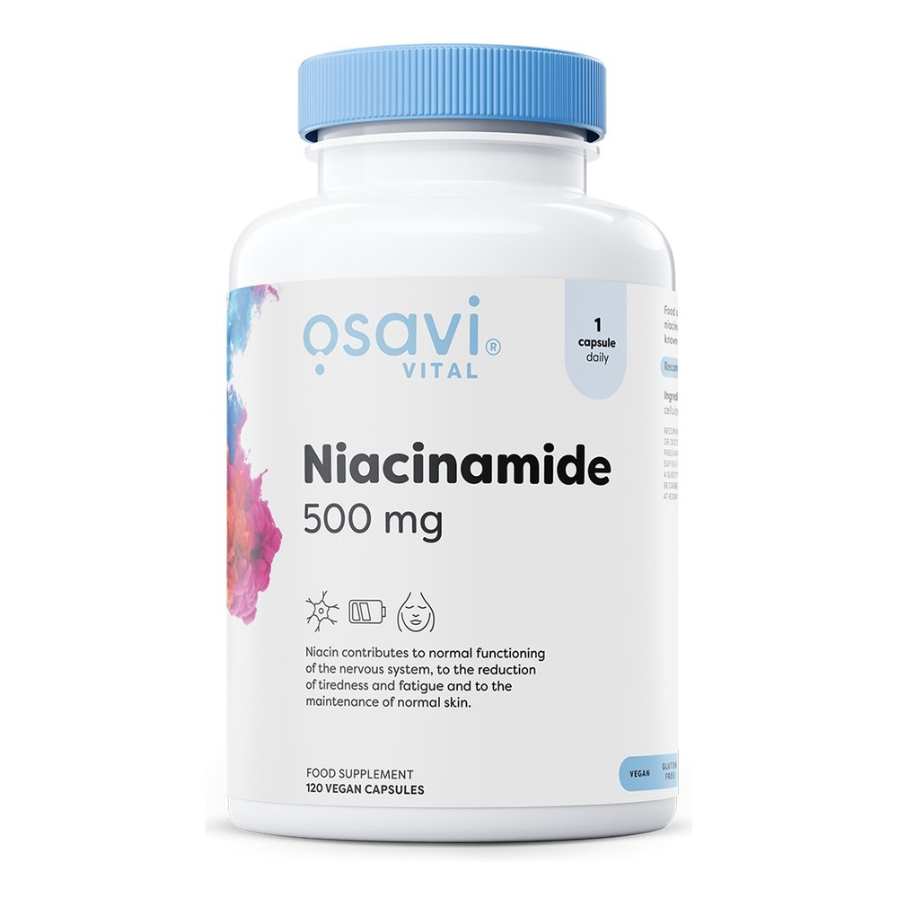 Osavi Niacinamide 500mg Vitamin B3 120 vegan caps