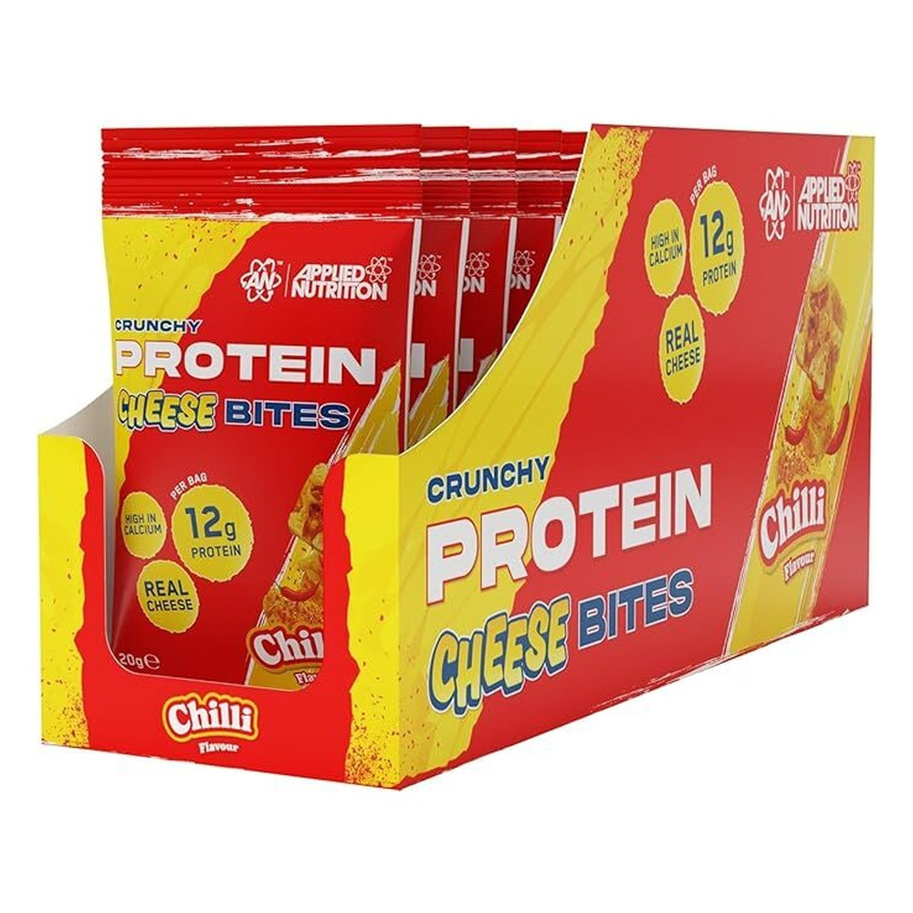 Crunchy Protein Cheese Bites, Chilli - 10 x 20g