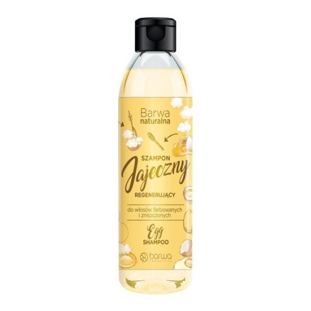 Barwa Natural Regenerating Egg Shampoo for Damaged Hair 300ml