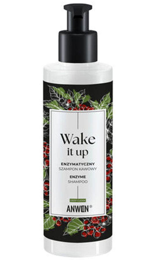 Anwen Wake It Up Coffee Enzymatic Shampoo with Urea and Liquorice 200ml