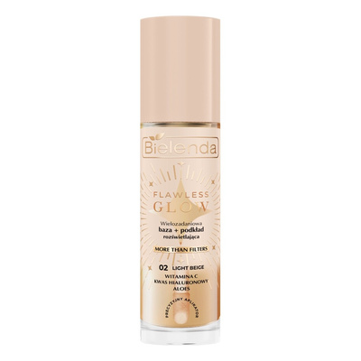 Bielenda Flawless Glow Illuminating Base and Foundation 2-in-1 02 Light Beige 30ml