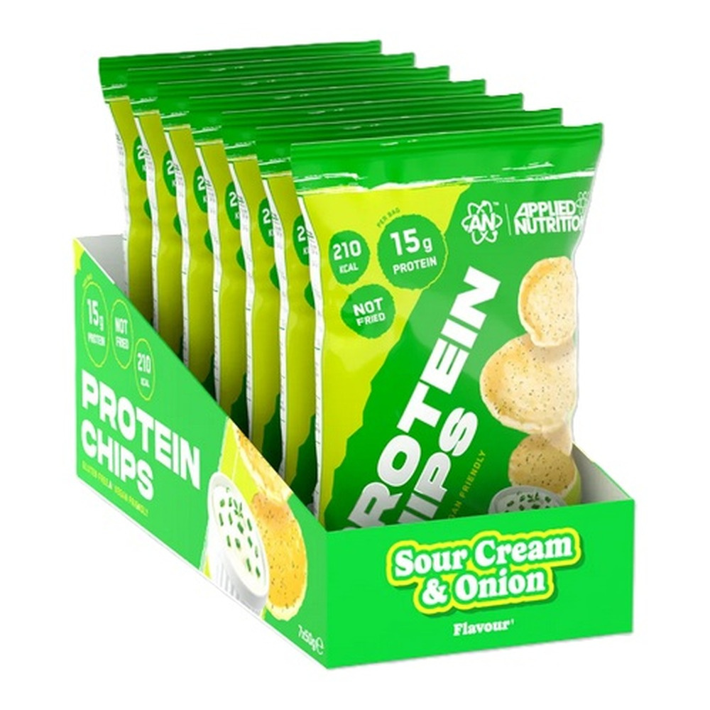 Protein Chips, Sour Cream & Onion - 7 x 50g
