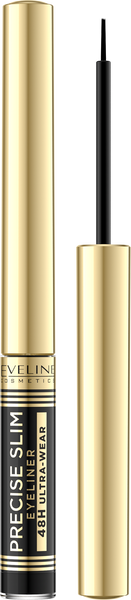 Eveline Precise Slim Ultra-Precise Eye Liner 48H Vinyl Black 2ml