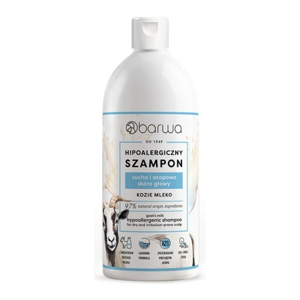 Barwa Hipoalergiczny Shampoo Goat Milk 400ml