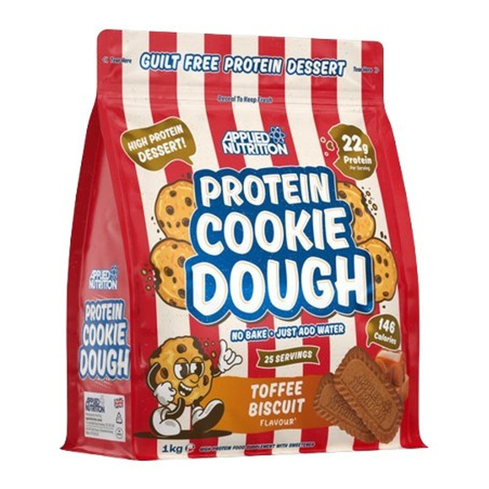 Applied Nutrition Protein Cookie Dough Dessert Toffee Biscuit High Protein Dessert 1000g