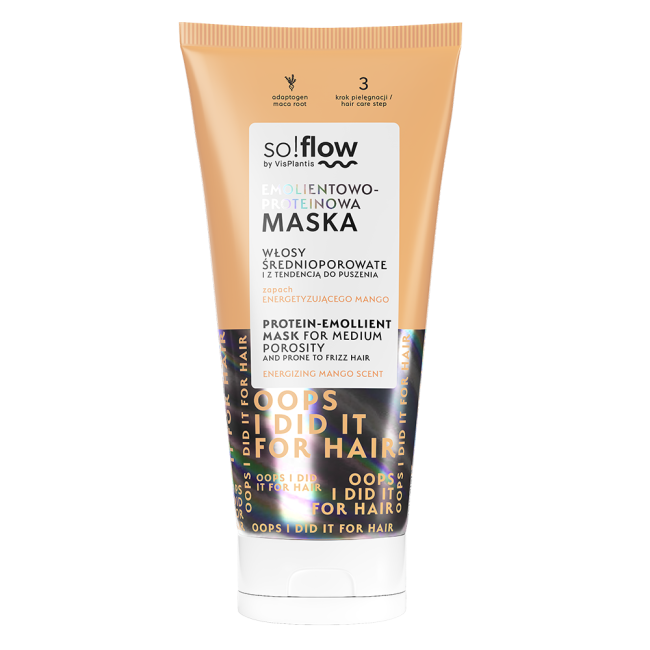So!Flow Emollient-Protein Mask for Medium Porosity and Frizzy Hair 200ml