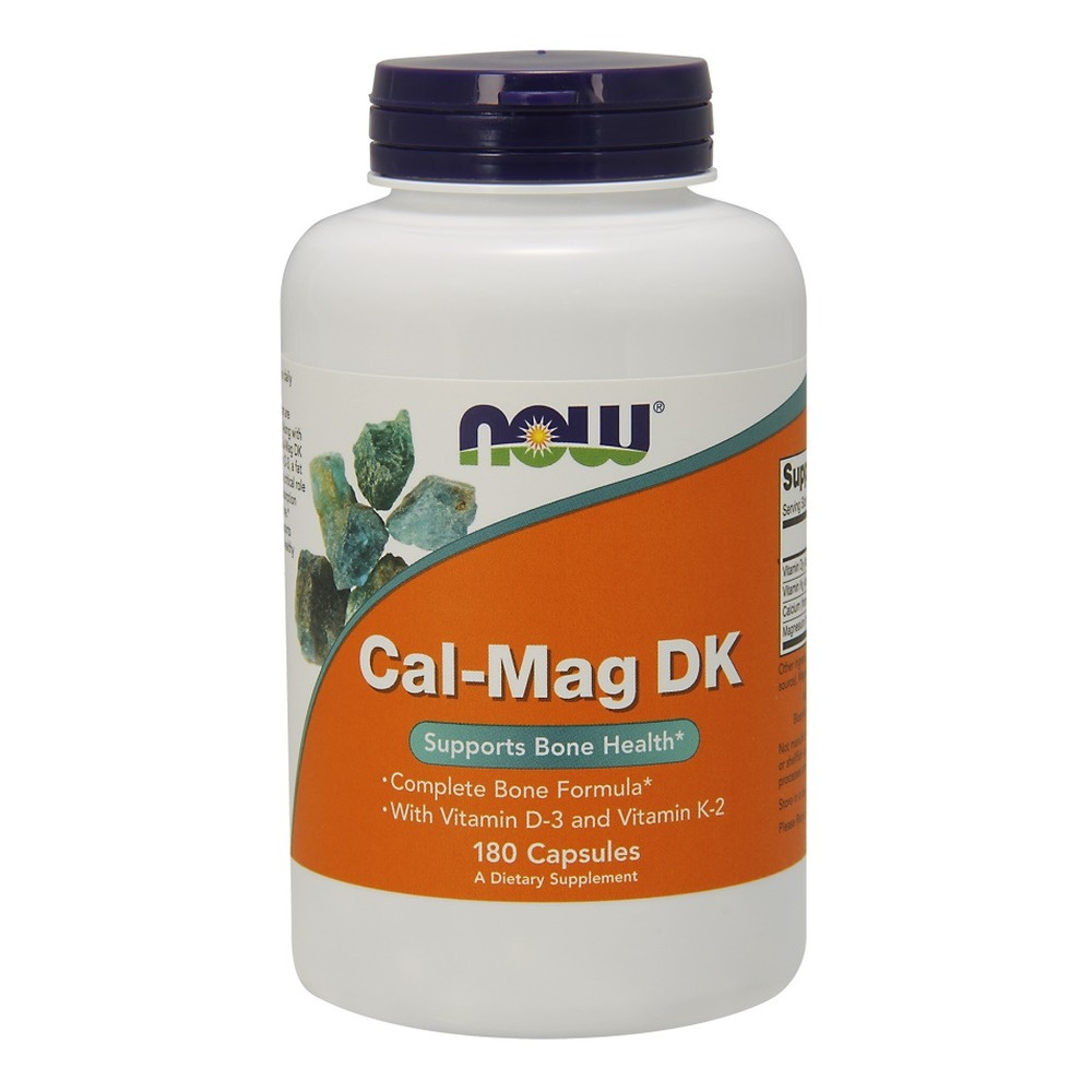 NOW Foods Cal-Mag DK Supplement for Bone Health 180 Caps