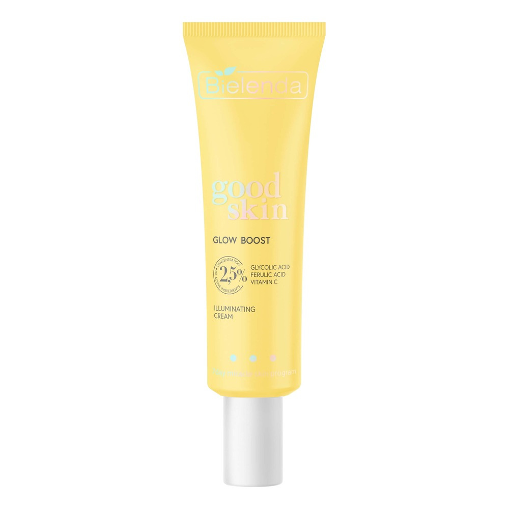 Bielenda Good Skin Glow Boost Illuminating Cream with Glycolic Acid Vitamin C and Ferulic Acid 50ml