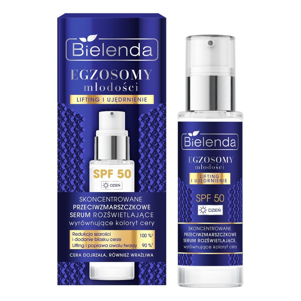 Bielenda Exosomes of Youth Anti-Wrinkle Brightening Serum SPF50 30ml