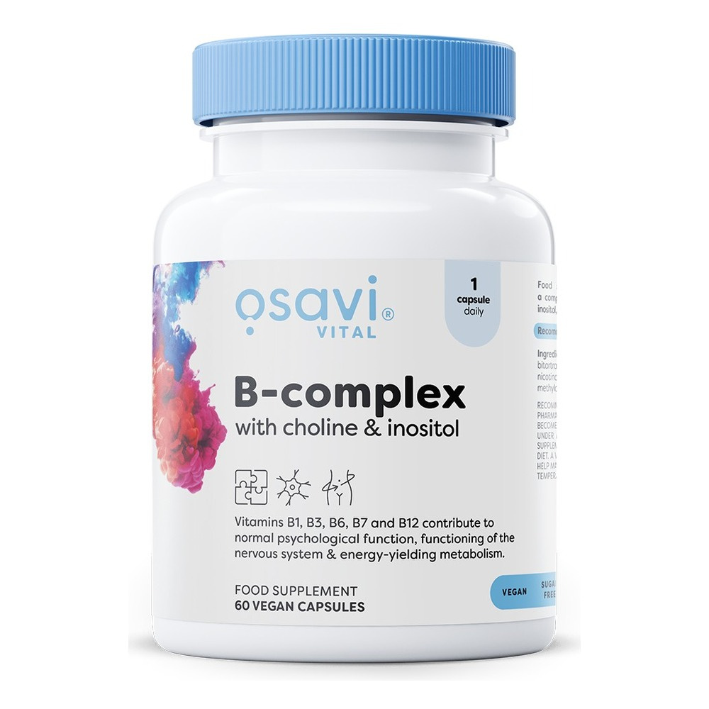 Osavi B-Complex with Choline and Inositol 60 vegan caps