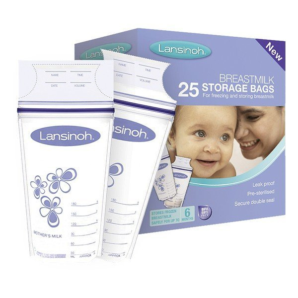 Lansinoh Breast Milk Storage Bags BPA and BPS Free 24 Count