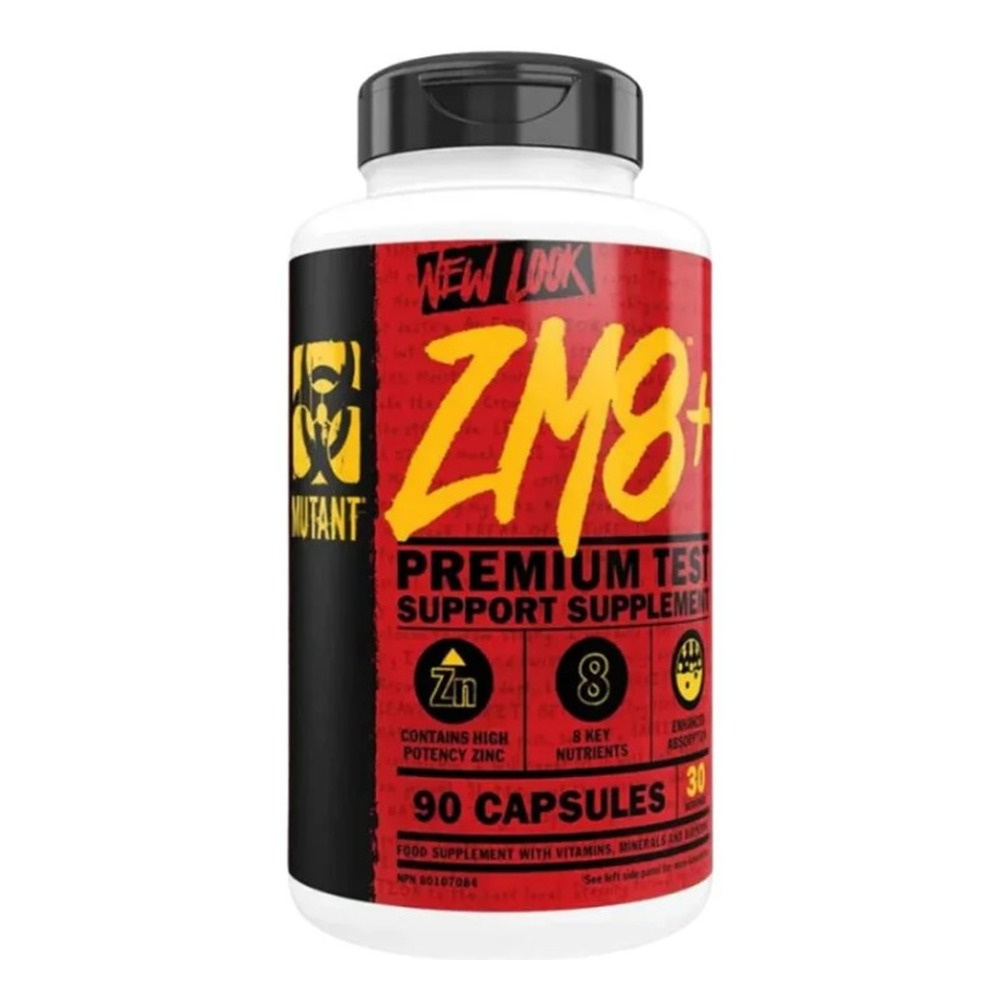 Mutant Core Series ZM8+ Supplement with Zinc Magnesium and Vitamin B6 for Hormonal Support 90 Vcaps