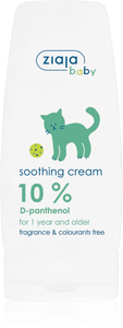 Ziaja Ziajka Soothing Cream for Children and Adults with 10% D-panthenol 60ml
