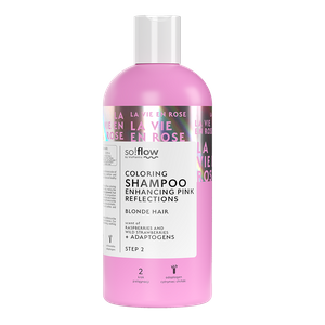So!Flow Colouring Shampoo with Pink Reflections for Blonde Hair 300ml