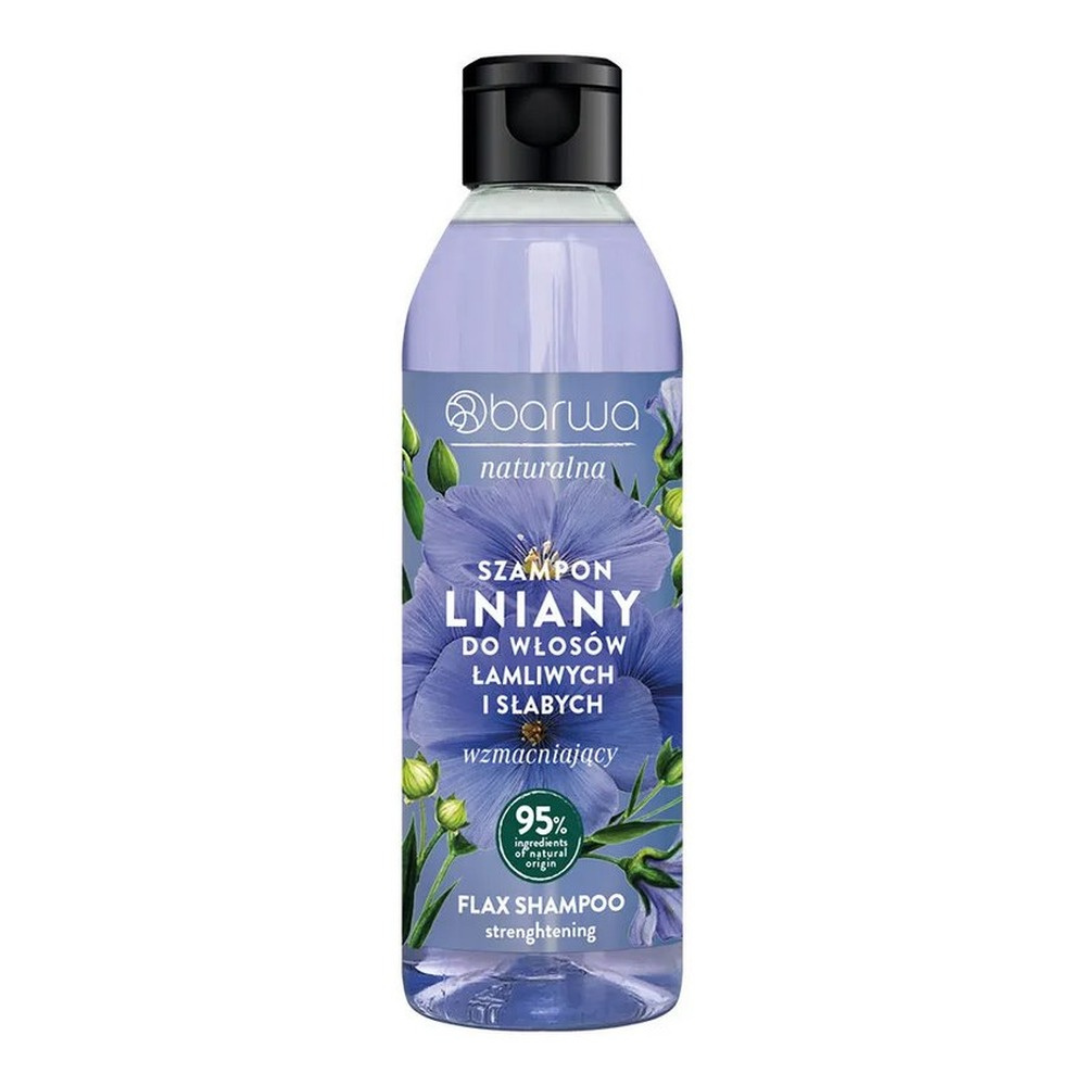 Barwa Natural Strengthening Flax Shampoo for Brittle and Weak Hair 300ml