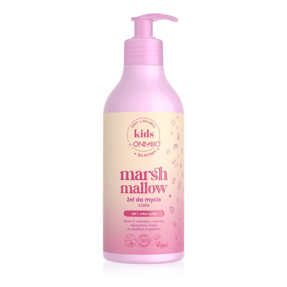 OnlyBio Body in Balance Kids Marshmallow Shower Gel 400ml
