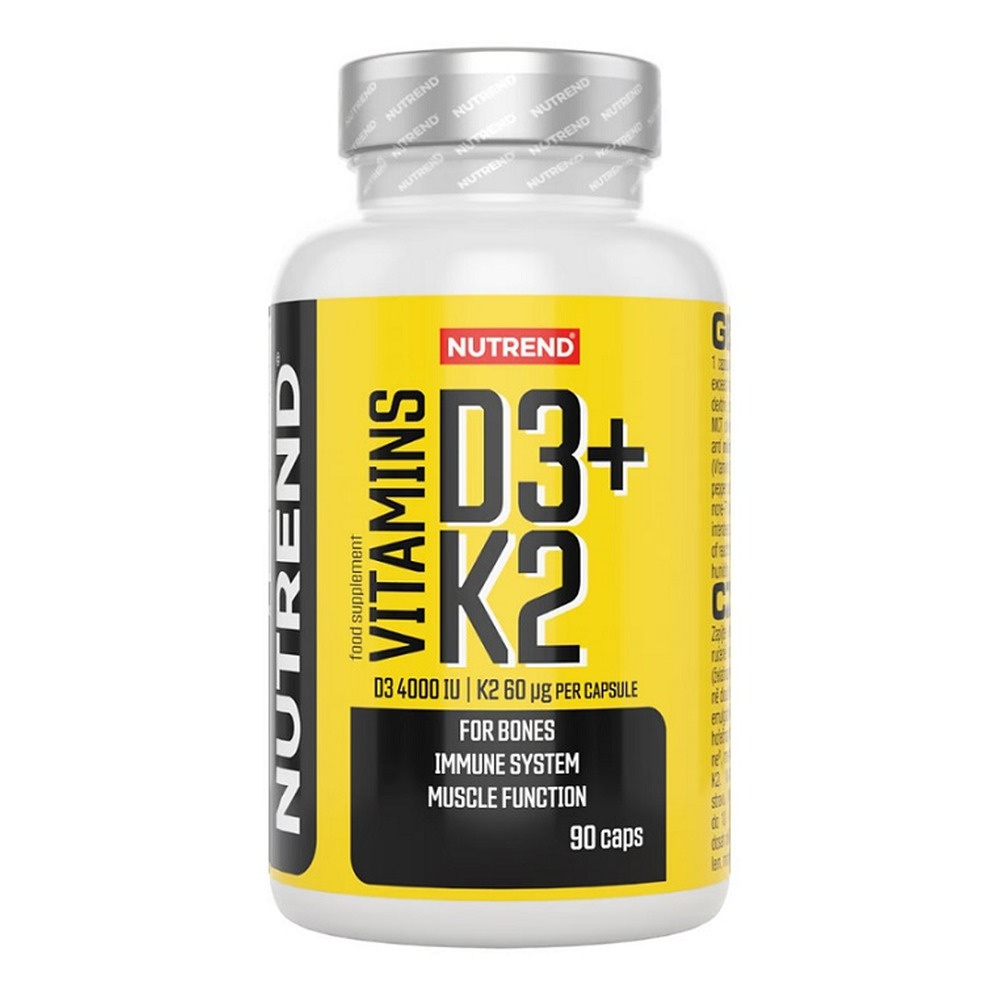 Nutrend Vitamins D3 + K2 for Bone Health and Immune Support 90 Caps