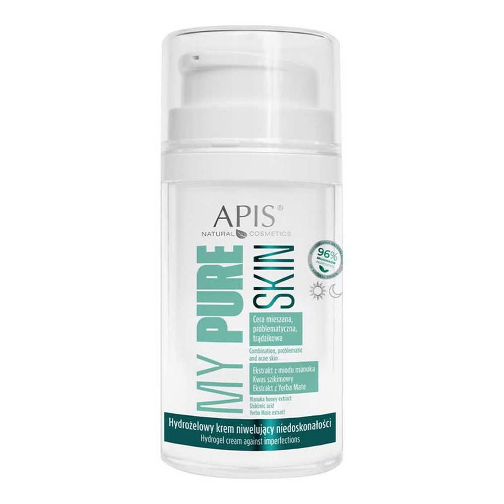 Apis My Pure Skin Hydrogel Cream Against Skin Imperfections for Day and Night 50ml
