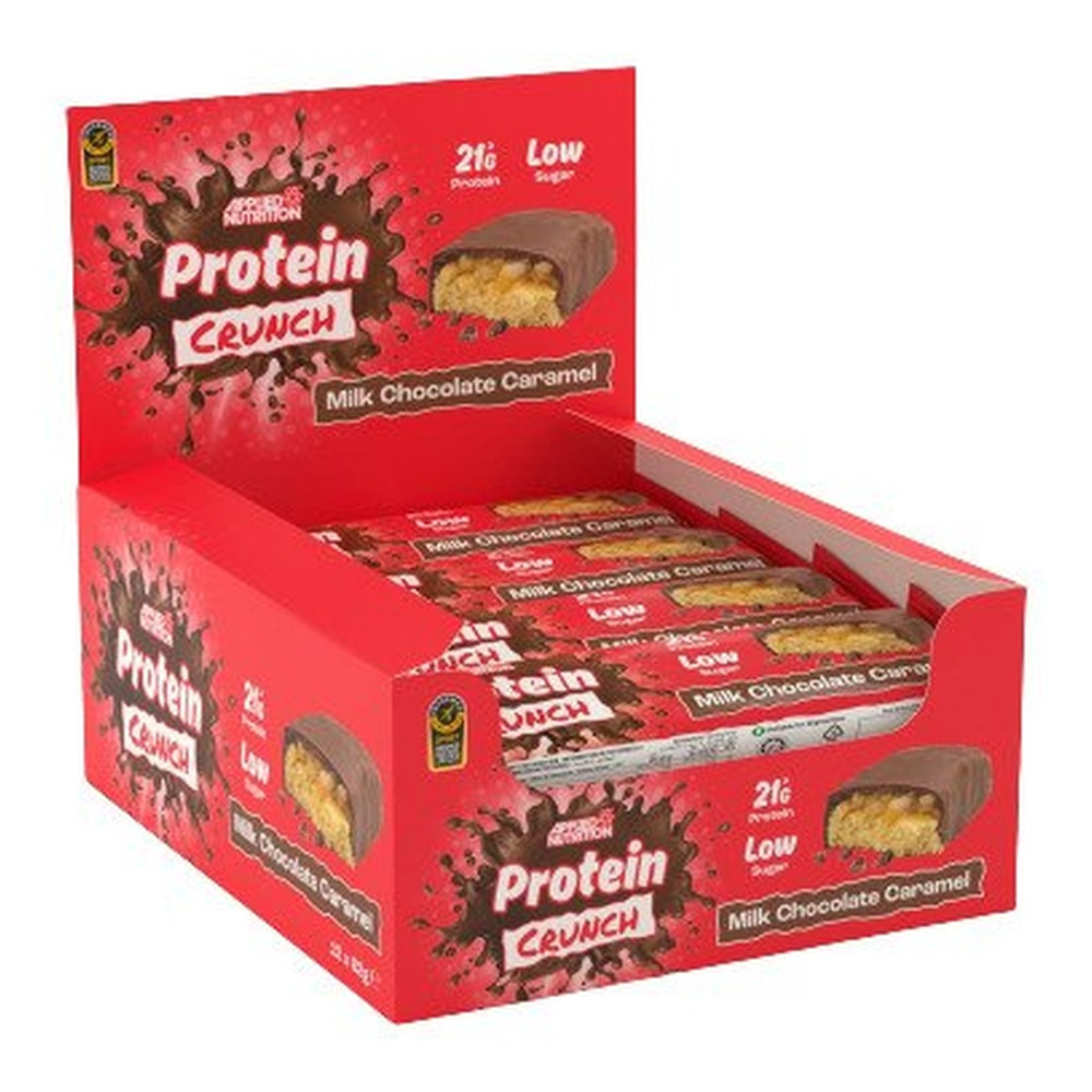 Applied Protein Crunch Bar, Milk Chocolate Caramel - 12 x 62g