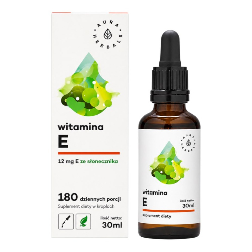 AURA HERBALS Vitamin E 12mg Olive Oil Drops 30ml