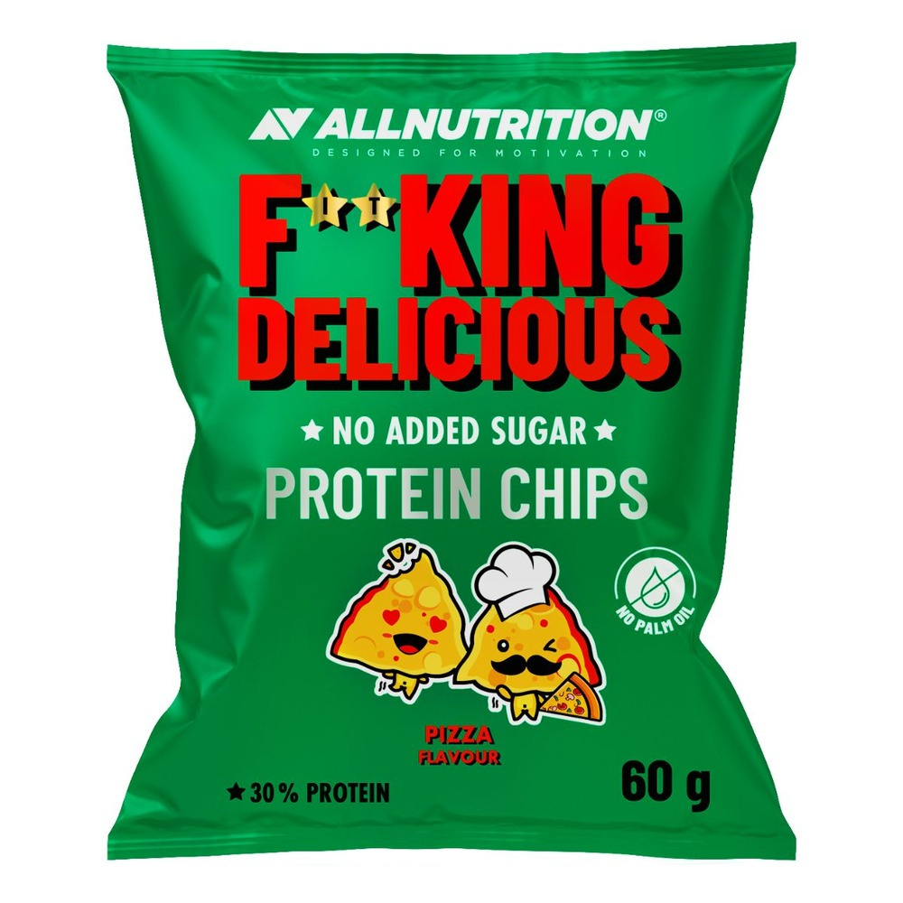 Allnutrition Fitking Delicious Protein Chips Pizza Flavour 60g