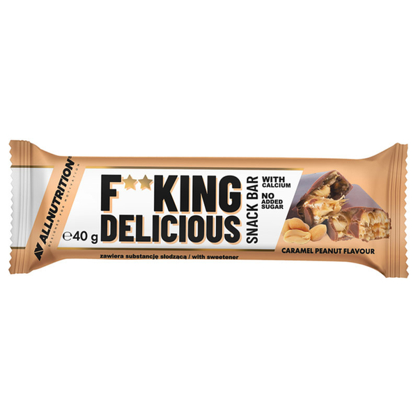 AllNutrition Fitking Delicious Snack Bar Caramel Peanut 40g