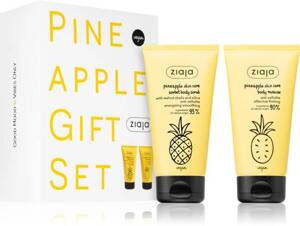 Ziaja Pineapple Gift Set for Body Care Peeling and Anti-Cellulite Foam 1 Piece