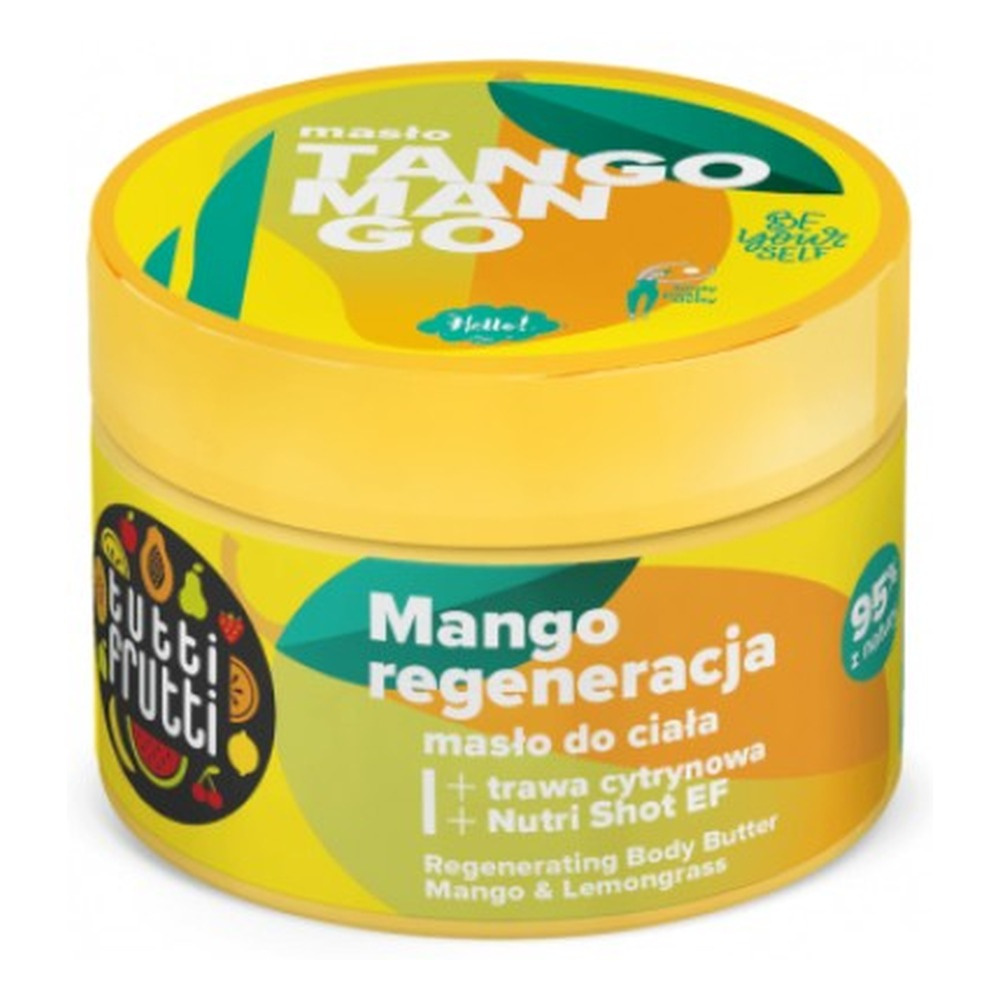 Tutti Frutti Regenerating Body Butter Mango and Lemongrass Nutri Shot E+F 200ml