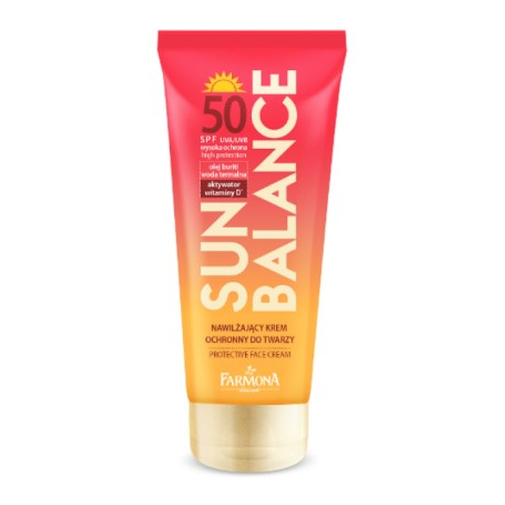 Farmona Sun Balance Waterproof Moisturizing Protective Face Cream with SPF50 50ml