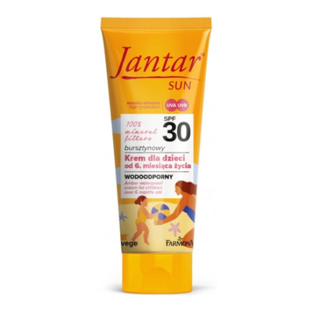 Jantar Sun Amber Waterproof Cream with Mineral Filters SPF 30 for Children 50ml