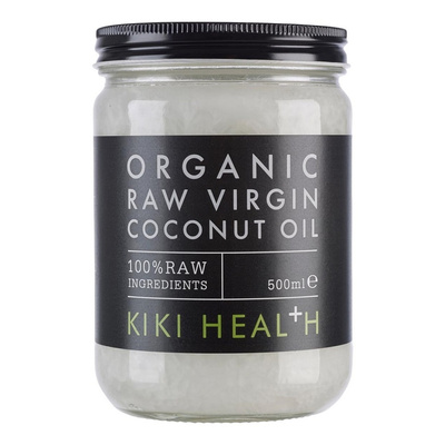 KIKI Health Raw Virgin Coconut Oil for Cooking and Beauty 500ml