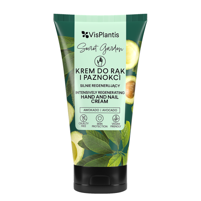 Vis Plantis Regenerating Hand and Nail Cream with Avocado and Cotton Oil 75ml