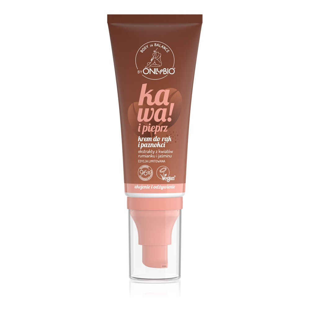 OnlyBio Body in Balance Limited Edition Hand & Nail Cream Kawa i pieprz 50ml