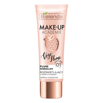 Bielenda Make Up Academie Vege Flumi Mineral Fluid Brightening 01 Light Beige 30g