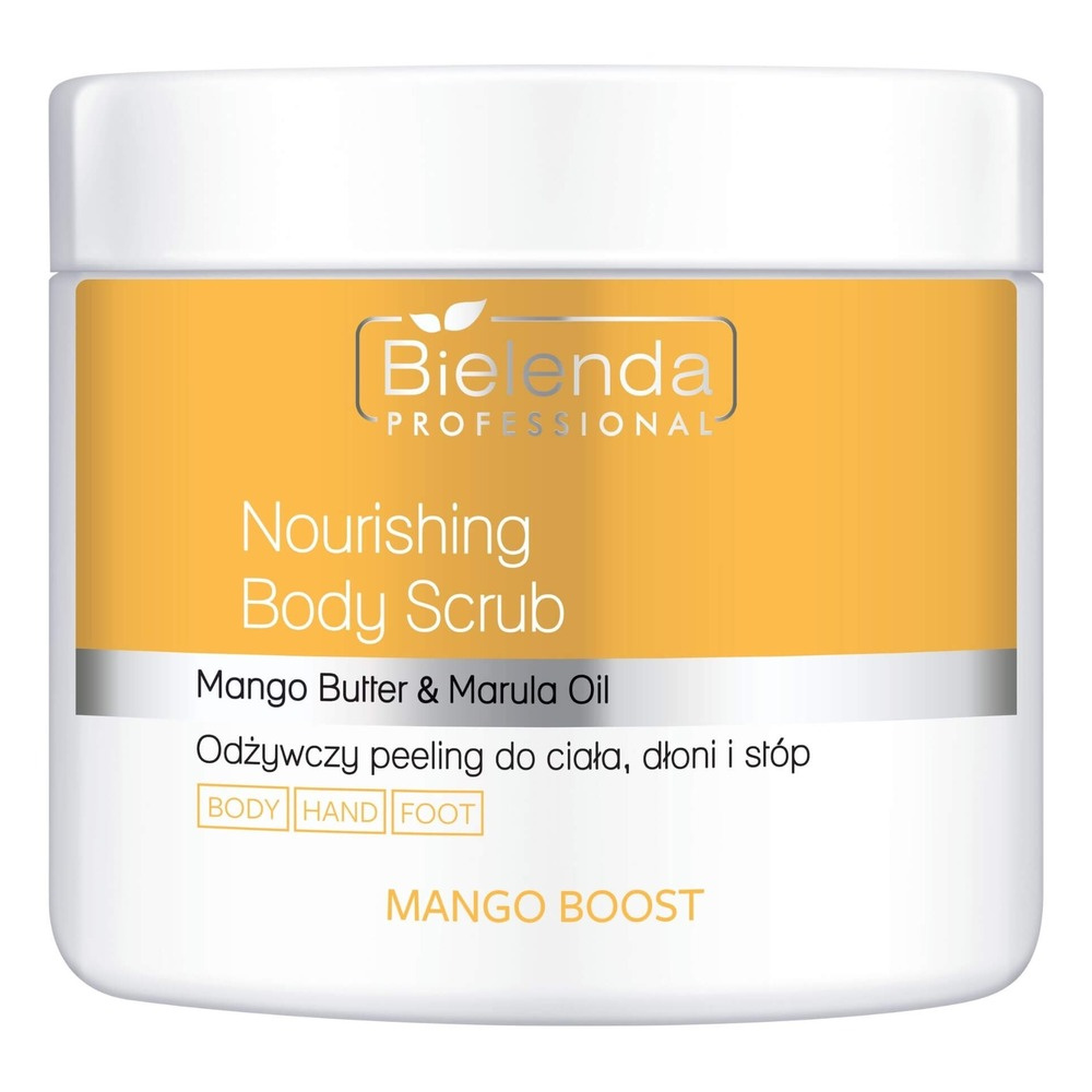 Bielenda Professional Mango Boost Nourishing Body, Hand and Foot Scrub 550g Best Before 31.10.26