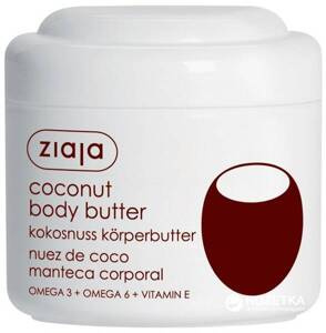 Ziaja Deeply Moisturizing Coconut Body Butter 200ml Best Before 31.03.26
