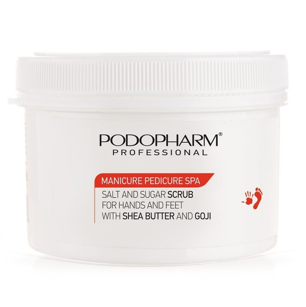 Podopharm Professional Salt and Sugar Scrub with Shea Butter 600g
