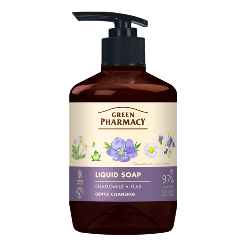 Green Pharmacy Regenerating and Soothing Liquid Soap with Chamomile 465ml