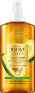 Bielenda Luxury Body Oils, Nourishing 3in1 Oil with Avocado, Argan and Jojoba 150ml