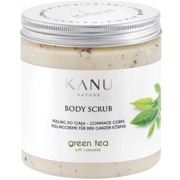 Kanu Nature Refreshing Caring Body Scrub with Green Tea and Chamomile Scent 350g 
