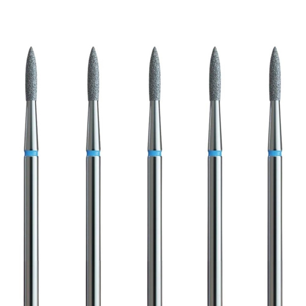 IQ Nails Diamond Nail Drill Bit Flame Standard Grid 1.8mm 5pcs