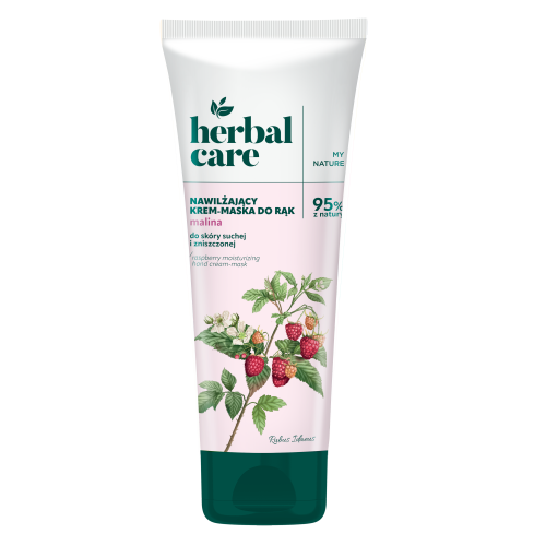 Herbal Care Raspberry Moisturizing Hand Cream-Mask 100ml